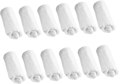 VICASKY 12pcs Gauze Diapers Soft Washcloths Reusable Cloth Diapers for Newborns Muslins Burp Cloths