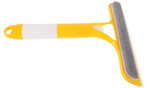 CHILDWEET Handheld Window Cleaning Wiper with Spray Squeegee Brush Multi Functional Household Cleaner for Bathroom Mirrors Car Windshields Glass Doors Flat Surfaces