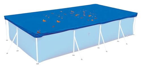 Bâche Protection pour Piscine Autoportante, Bâche De Piscine Gonflable avec Cordon De Serrage, Protection UV Et Poussière, Accessoires De Piscines pour l'eau, L'extérieur, La Maison, Le Jardin
