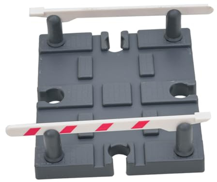 GALPADA Train Track Accessories Mini Railway Road Block Model Railing Barrier for Backyard Lawn Garden Playroom Enhances Critical Thinking and Problem-solving Skills