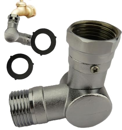 Yaztauho Raccord Pivotant Pour Tuyau D Arrosage - Adaptateur De Robinet Rotatif 180 Et 360 Degrés - Raccord Robinet Réglable Pour Irrigation Jardin Nettoyage Allée Piscine Extérieure