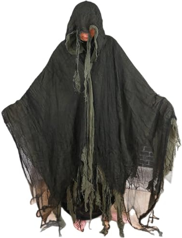 Generico Mantello Medievale | Mantello per Cosplay di Halloween | Fantasma per Adulti Costume da Cosplay per Halloween Viaggio Uso Quotidiano Festività Raduni Ballo in Maschera Casa e Vampiro