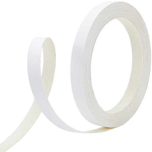 GORGECRAFT Möbelkantenband 10 m X 21mm Weiß PVC Heißkleber Vorgeklebt Flexibel Für Sperrholz Tisch Schrank Reparatur Restaurierung Heimwerkerprojekte