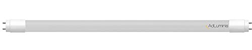 AdLuminis LED-Röhre Leuchtstoffröhre T8 mit Starter, tagweiß, 9W, 60cm, aus Polycarbonat, G13 Fassung, z.B. für Küche, Garage Keller, Werkstatt
