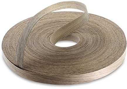 22 mm Echte Walnuss Vorgeklebtes Furnier-Randband - 50m Rolle für die Industrie Gehobene Qualität - Eisen-On Holz für Einfache DIY-Anwendung