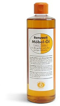 Huile incolore 500ml - Entretien pour meuble en bois huilé - RENUWELL