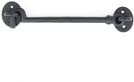 Antikas - Langer Fallhaken stabil Feststeller Tür Tor Klappladen Windhaken Verschluss 20 cm