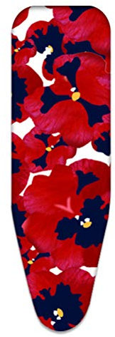 LSSUP BüGeltischbezug Groß, 150x55cm, 5mm Komfortpolster, StrapazierfäHiger BüGelbrettbezug, 100% Baumwolle, Mit Kordelzug und Clip Befestigt, XL