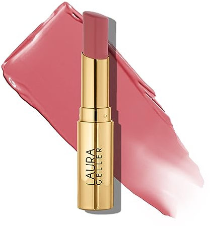 LAURA GELLER NEW YORK Jelly Balm Moisturizing Tinted Lip Balm - In the Buff - Hydrating Vitamin E - Semi-Shine Finish