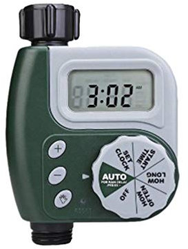 MisFox Computer per irrigazione, Irrigatore Giardino Timer per Irrigazione Programmatore di Irrigazione Automatica Centralina Irrigazione per Giardini, Cortili, Fattorie, Impermeabile e Senza Perdite