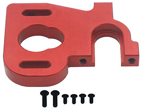 RCAWD Alloy RC motor mount for 1/14 Wltoys 144001 buggy option hop-ups Upgrades Parts（Red）