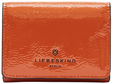 Liebeskind Berlin Damen Sadie Naplack Louisa Purse S, Dark Mandarine Naplack, S (HxBxT 8.5cm x 11cm x 2cm)