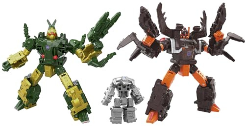 Transformers Legacy United Doom 'n Destruction Collection, Mayhem Attack Squad Converting Actionfigur, 3er-Pack, Chop Shop & Barrage, ab 8 Jahren (exklusiv bei Amazon)