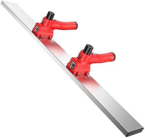 Power-Beton-Estrich-Vibrationswerkzeug, 12000 U/min Power-Estrich-Beton-Finishing-Nivellier-Tamper-Lineal, mit 1,8 m/6 Fuß Edelstahlplatte, macht die Wand glatt, erhöht die Dichte