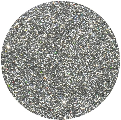 Eulenspiegel - Glitter 6 g, Feiner Glitzer, Holografisch Silber | Für Gesicht und Körper, für Festival, Karneval und Cosplay