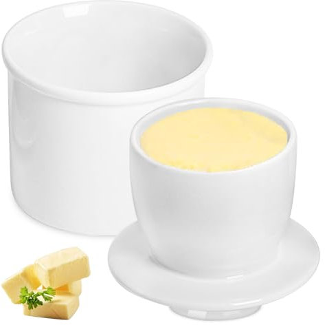 Beurrier Ceramique，Baratte A Beurre，Boite A Beurre，Plat À Beurre，French Butter Dish Butter Crock Boite A Beurre Pour Frigo Beurrier Porcelaine