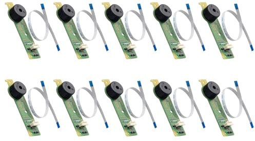 Giwnhvx 10X Carte de Commutateur de Bouton D'Éjection Marche-Arrêt avec Remplacement de Câble pour Slim -21A & -21B -2115 TSW-003/002/004