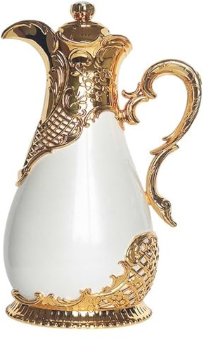 Arabian Style Thermal Coffee Pot,Ornament Coffee Kettle,Household 0.8L Glass Thermal Pot Flask Hot Cold Water Bottle Teapot Tea Kettle