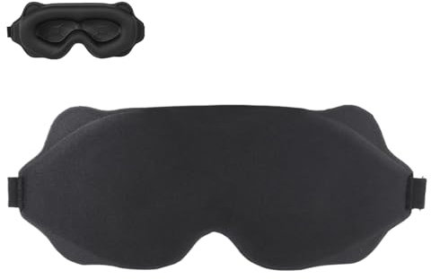 Maschera Occhi per Dormire,Cuffia per Dormire | Maschera Lavabile per Viaggi Yoga Sonno Relax con Chiusura Notturna Ideale per Casa e Attività Esterni