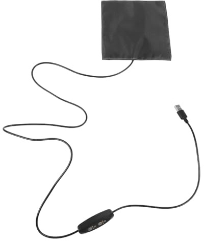 Supvox USB Heizmatte für Hamster und Kleintiere Tragbare Warme Unterlage mit Temperaturregelung für Chinchillas Meerschweinchen und Vögel Langlebiges Heizkissen für Gemütliche Ruheplätze
