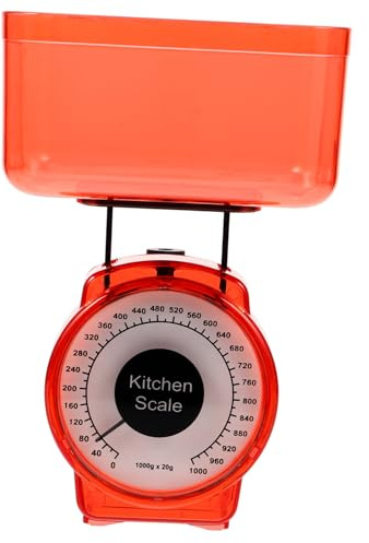 Sosoport Balance Mécanique De Cuisine Plastique Plateau Gradué Multifonction Mesure Précise Solide Et Liquide Portable Pour Cuisson Et Pâtisserie