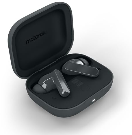 Motorola moto buds bass Bluetooth Kopfhörer Dark Shadow