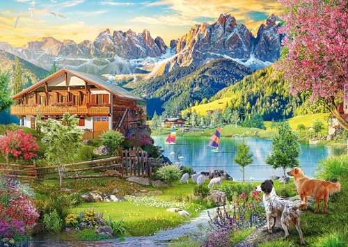 Schmidt 58886 Erholung in den Dolomiten Puzzle, 1000 Teile