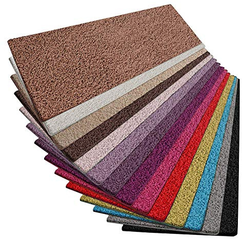 casa pura® Shaggy Rug Runner for Hallway, Grey 80x600cm | High Pile Rug | Barcelona | Multiple Colours | Custom Width & Length | Matching Stair Treads Available