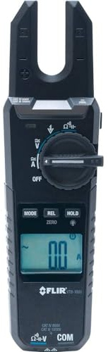 Flir VT8-1000 Testeur Tension, Continuité et Courant, 1000V 200A | Mâchoire ouverte 0,61po, tension/courant CA/CC, continuité, résistance, capacité, NCV, True RMS, CAT III
