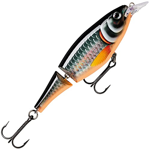 Rapala Unisex vuxen X-Rap skarvad shad fiskedrag fisketillbehör tvådelad artificiellt bete sötvatten spinnbeten löpdjup 1,2–2,4 m fiskbete 13 cm, 46 g tillverkad i Estland Halloween, standard