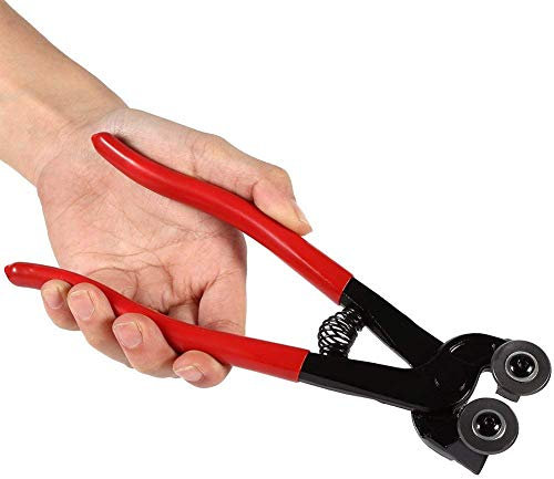 200mm Glass Mosaic Cut Nipper, Heavy-Duty Ceramic Tile Wheel Cutter Pliers Tool