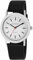 Bahnhof Armbanduhr Gut Ablesbare Bahnhofsuhr für Herren Damen Kunstleder Länge 24cm