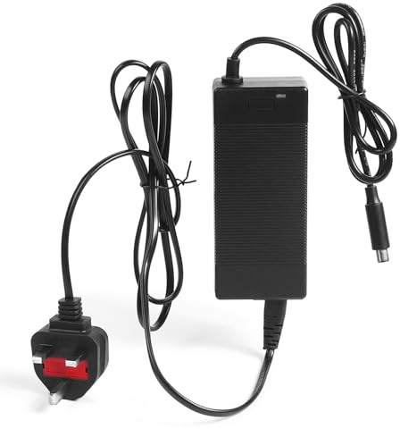 Electric Scooter Charger 42V 2A for Xiaomi Mi 1S M365 Pro 2 Aovo Pro M365 | Segway Ninebot D18E ES2 KickScooter Max G30 Pure Air Pro Bird E-scooter Skateboard Battery Charging Adapter Cable (8mm 1-pin)