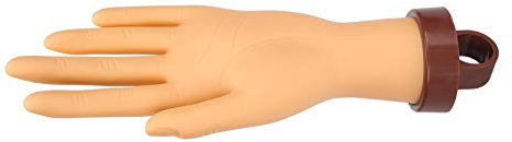 Schaufensterpuppe Hand, biegbare flexible wiederverwendbare Acrylfarbe gefälschte Hand für Nagelstudio für Zuhause