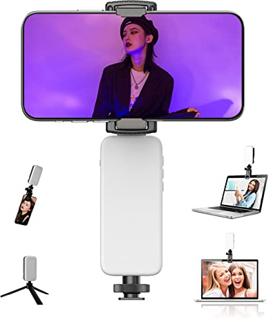Starbea-Handy - Licht, Videokonferenz-Beleuchtungsset, Laptop-Licht, mit Clip und Ständer, Kamera Licht für Zoom Anrufe/Fernarbeit/Live Stream/Selfies/TikTok (1000)