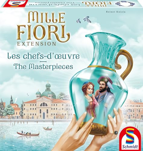 Schmidt Mille Fiori: The Masterpieces Erweiterung, Brettspiel, ab 10 Jahren, für 2–4 Spieler, 75 Minuten Spieldauer