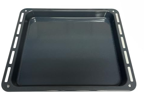 Whirlpool Bauknecht Hotpoint Ariston - Leccarda teglia vassoio 450 x 375 mm. colorre grigio per forno 481010674817 - C00344931 - LC003 - Prodotto originale