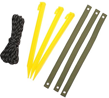Supvox 1 Satz Pflanzenstützanker Gartenpark-Baumpfähle Baumseilpfahl Pfahlbausatz für Baumstützen Anlage Werkzeug Baumriemen Bausatz für Baumpfähle draussen Suite Hose Baumstumpf Schleife