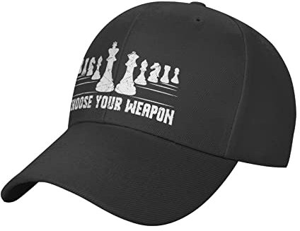 Baseball Cap Schach: Wähle Deine Waffe Golf Caps Unisex Baseballmütze Verstellbare Baseballkappe Für Outdoor Running Reisen