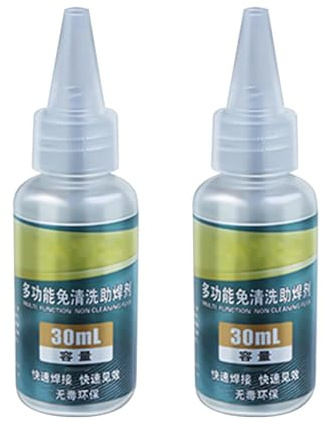 Flux De Soudure Pour Acier Inoxydable, Outil De Soudage Rapide, Pâte À Souder Liquide, Liquide De Soudure Sans Rinçage, Pour Feuille De Nickel Galvanisée En Cuivre, 30 ml (lot de 2)