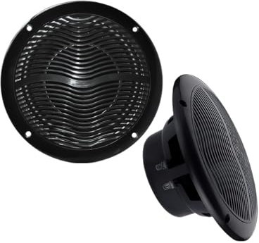 LCQSYE Altoparlanti per frequenze alte per auto 2 altoparlanti marini da 6,5'' e 120 W, a 2 vie, impermeabili e resistenti alle intemperie, per esterni, per barche