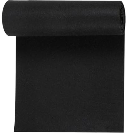 Duvcoywae Rivestimento Per Cassetta Per Piante - Rivestimento Per Cesti In Tessuto Non Tessuto - Lenzuoli Neri per Ritenzione Umidità,Sostituti per Esterni Balcone Giardino Recinzione