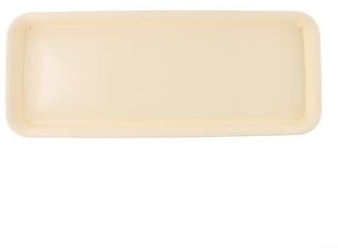 Wusvive - Sottovaso rettangolare in resina, fondo ispessito, per giardinaggio in interni ed esterni, beige o marrone (beige L)