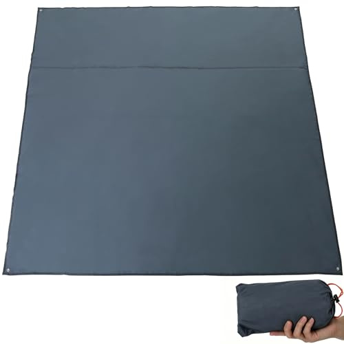 REDCAMP Waterproof Camping Tent Tarp - 83 x83'', 4 in 1 Multifunctional Tent Footprint for Camping, Hiking and Survival Gear, Lightweight and Compact
