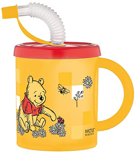 infinite by GEDA LABELS (INFKH) Gobelet Winnie l'ourson 210 ml avec paille