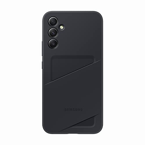 Samsung Card Slot Cover custodia con tasca per tessere per Galaxy A34 5G, Nero
