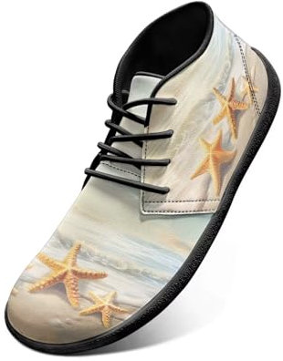 Jeiento Chaussures pieds nus Sea Starfish pour homme, chaussures pieds nus pour homme, chaussures de randonnée pieds nus pour hommes, chaussures larges à bout pointu US 13,5, Étoile de mer., 42 EU