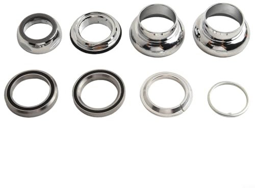 Alanmoship 1 Pollice Filettato Bicicletta Auricolare Fixed Gear Racing Bike Cuscinetto 22.2mm CNC Lega di Alluminio Per 25.4mm Forcella 30Mm Diametro Interno Tubo di Testa