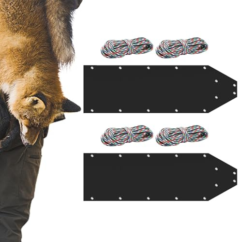 Deer Sled Drag - Deer Cart Game Hauler - Equipo De Caza Y Accesorios De Trineo De Madera De Calefacción Muerta Robusto, Bueno para Disparar Nieve Y Hielo
