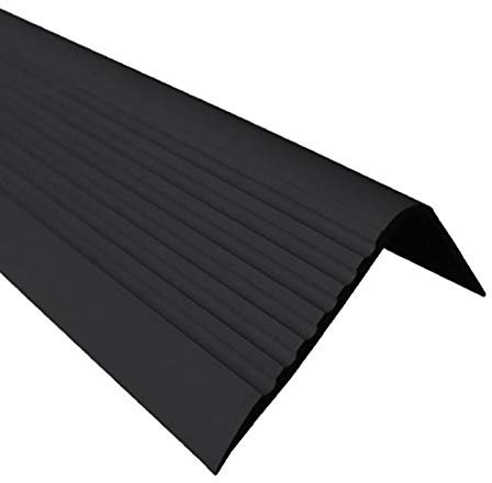 Proper Tools Stair Anti Slip Nosing Rubber Angle Step Edge RGPD - 900mm - Black